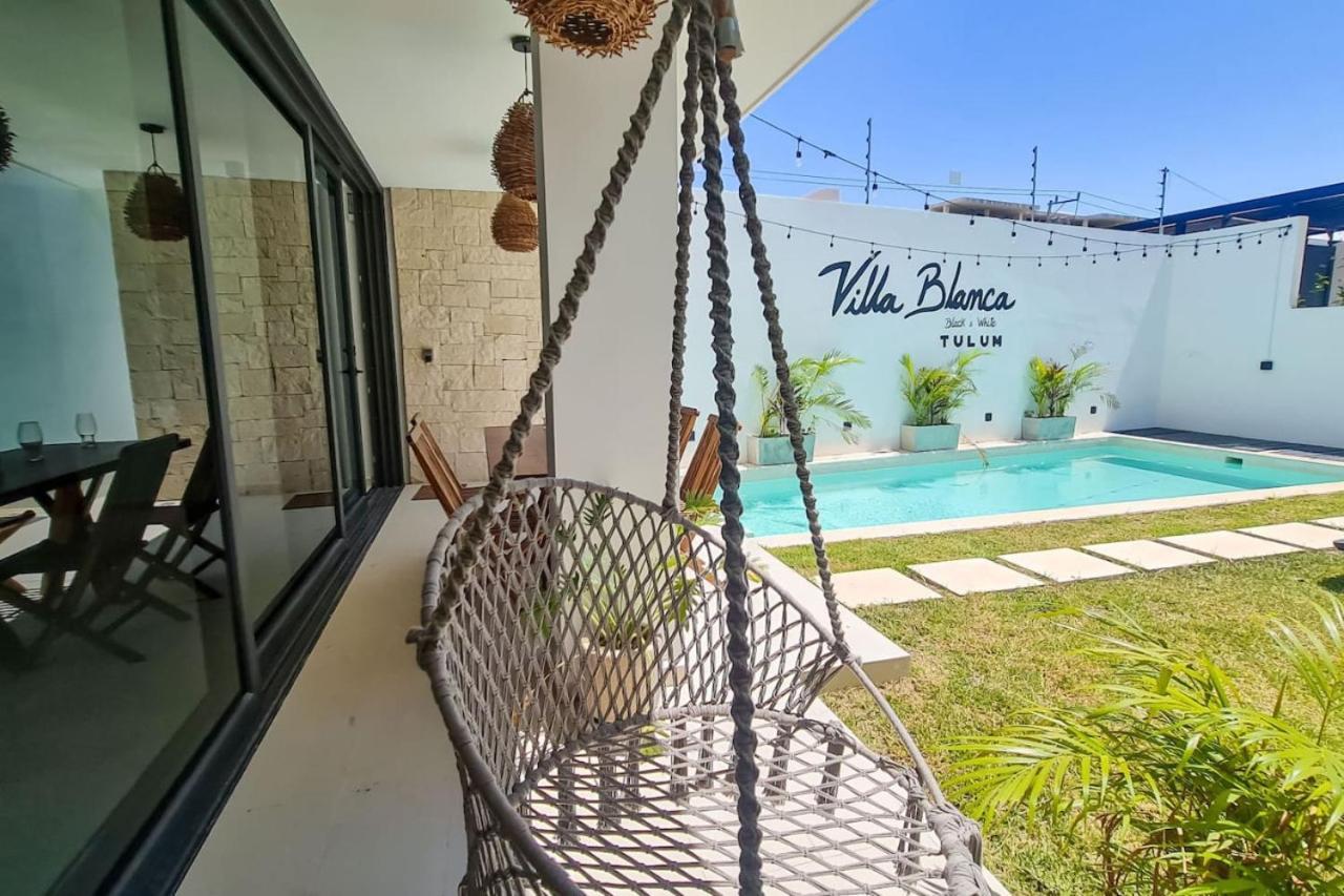 Villa Blanca Incredible 2Br Villa - Private Pool Free Beach Club Tulum Esterno foto