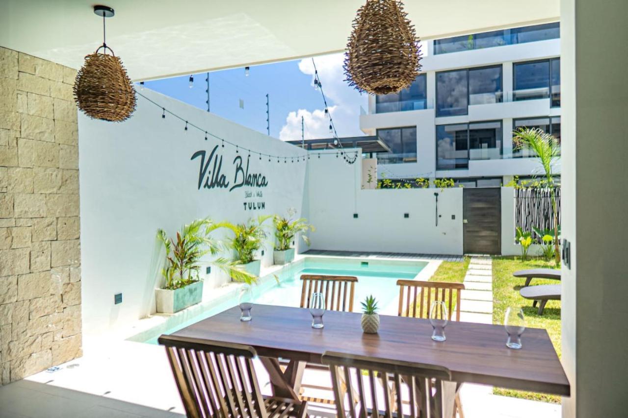 Villa Blanca Incredible 2Br Villa - Private Pool Free Beach Club Tulum Esterno foto