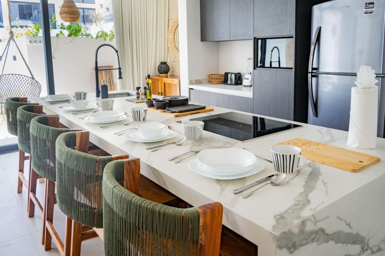 Villa Blanca Incredible 2Br Villa - Private Pool Free Beach Club Tulum Esterno foto