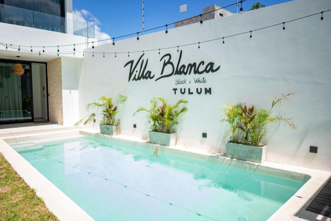 Villa Blanca Incredible 2Br Villa - Private Pool Free Beach Club Tulum Esterno foto
